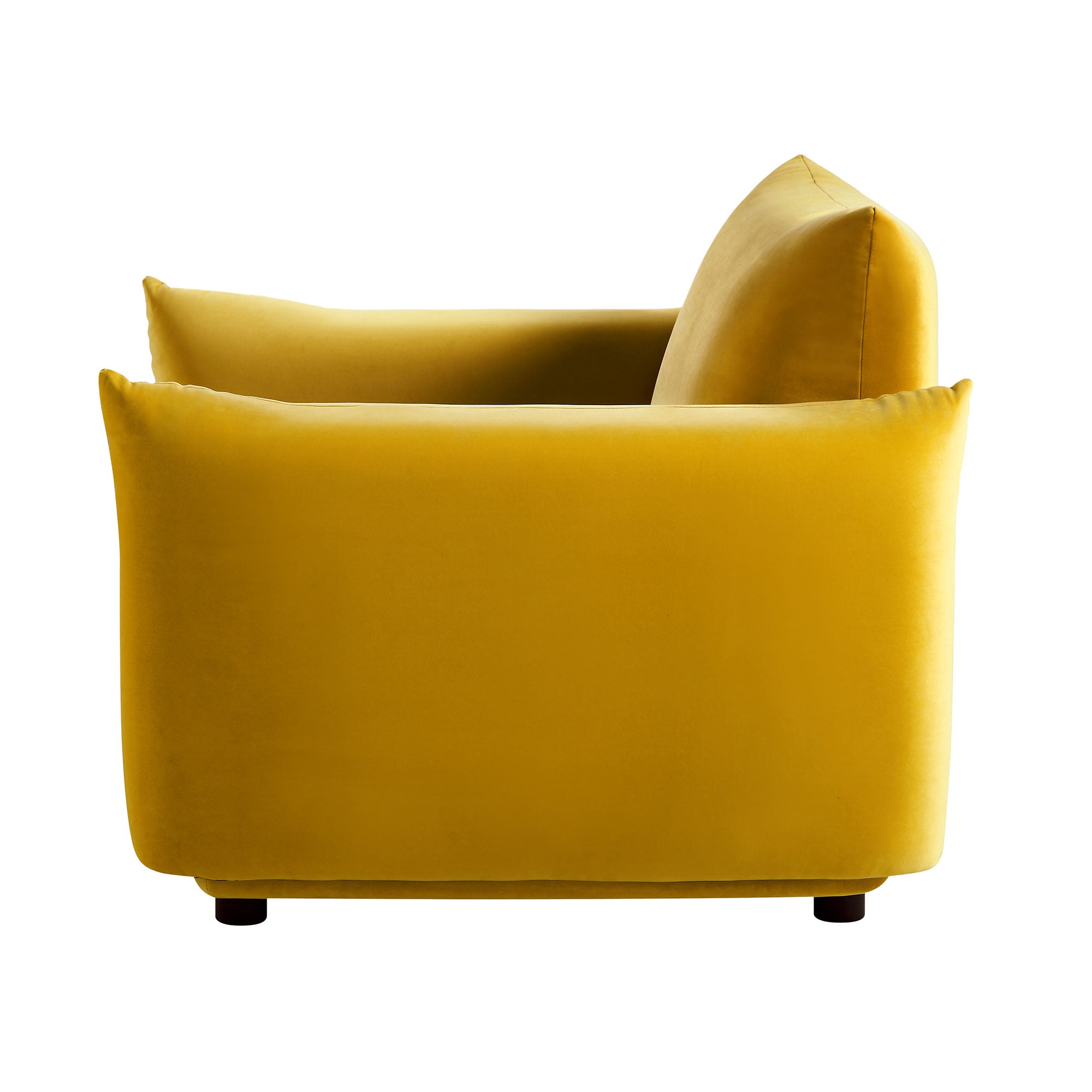 gianni armchair, goldenrod velvet gianni armchair, goldenrod velvet