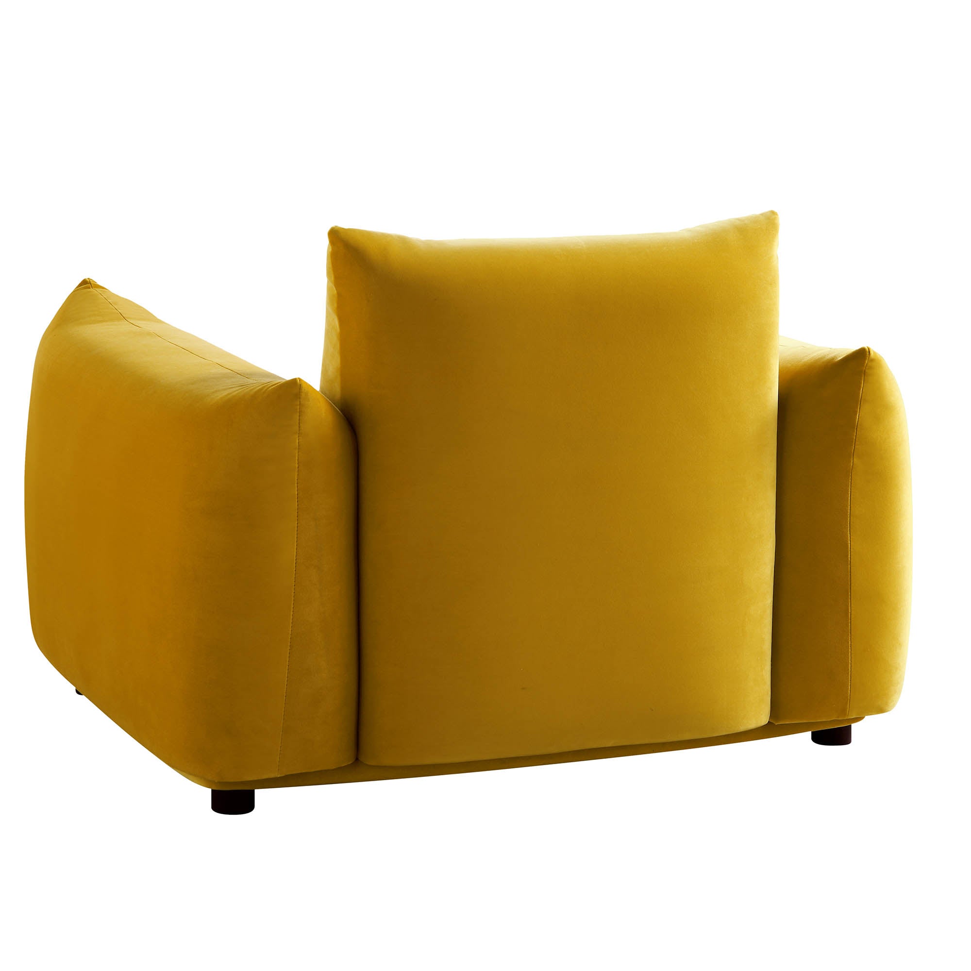 gianni armchair, goldenrod velvet gianni armchair, goldenrod velvet