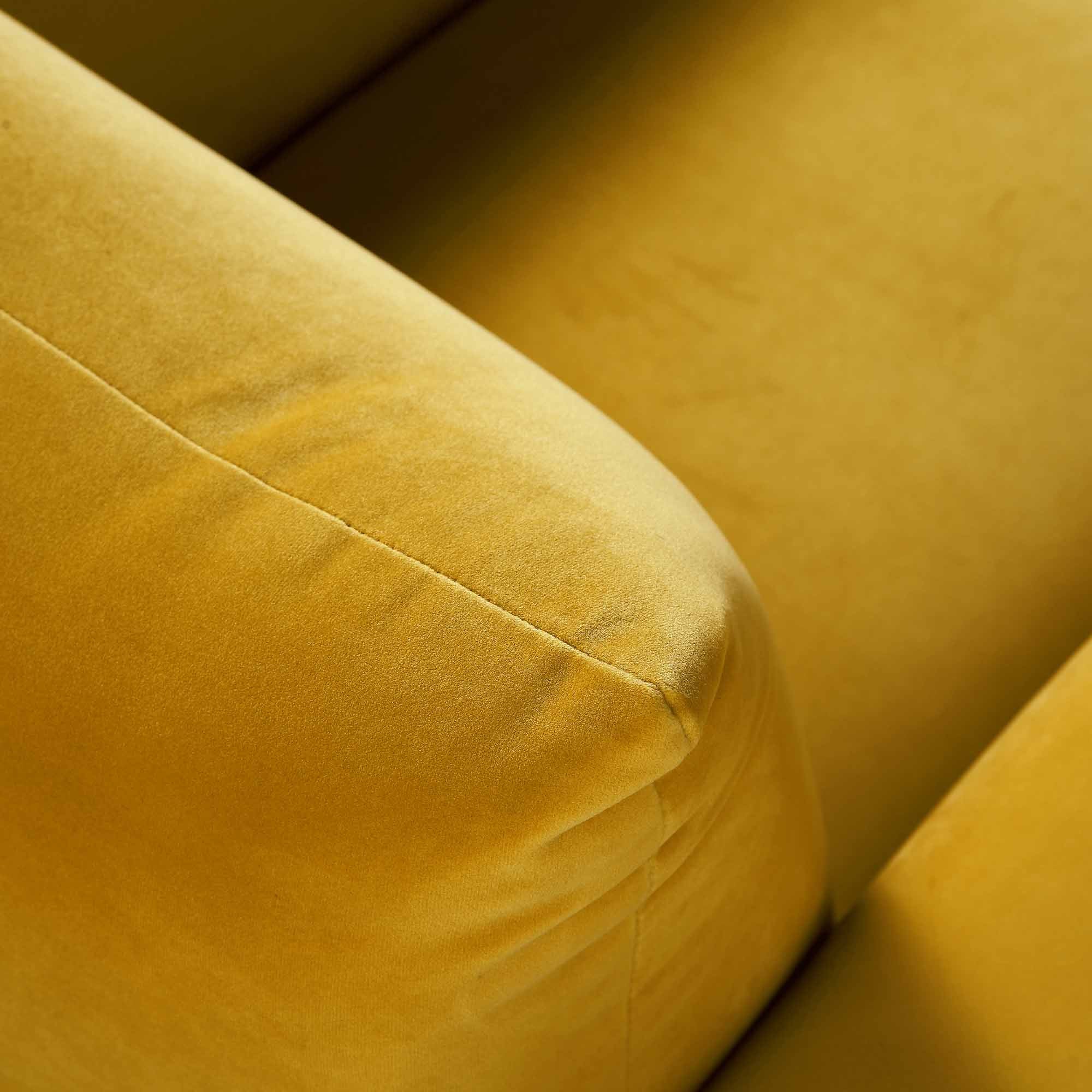 gianni armchair, goldenrod velvet gianni armchair, goldenrod velvet