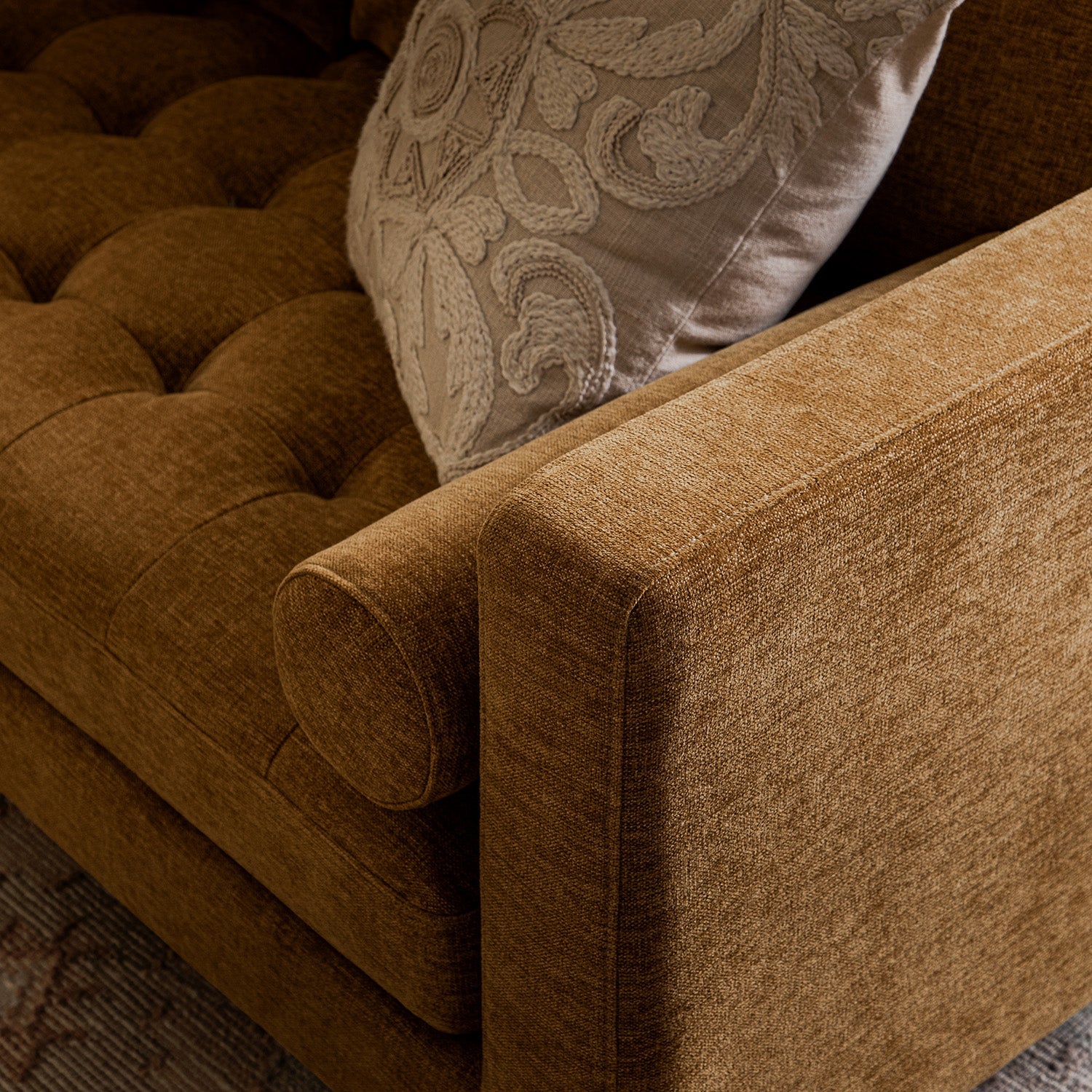 henrietta 5+seater corner sofa, spiced honey chenille henrietta 5+seater corner sofa, spiced honey chenille