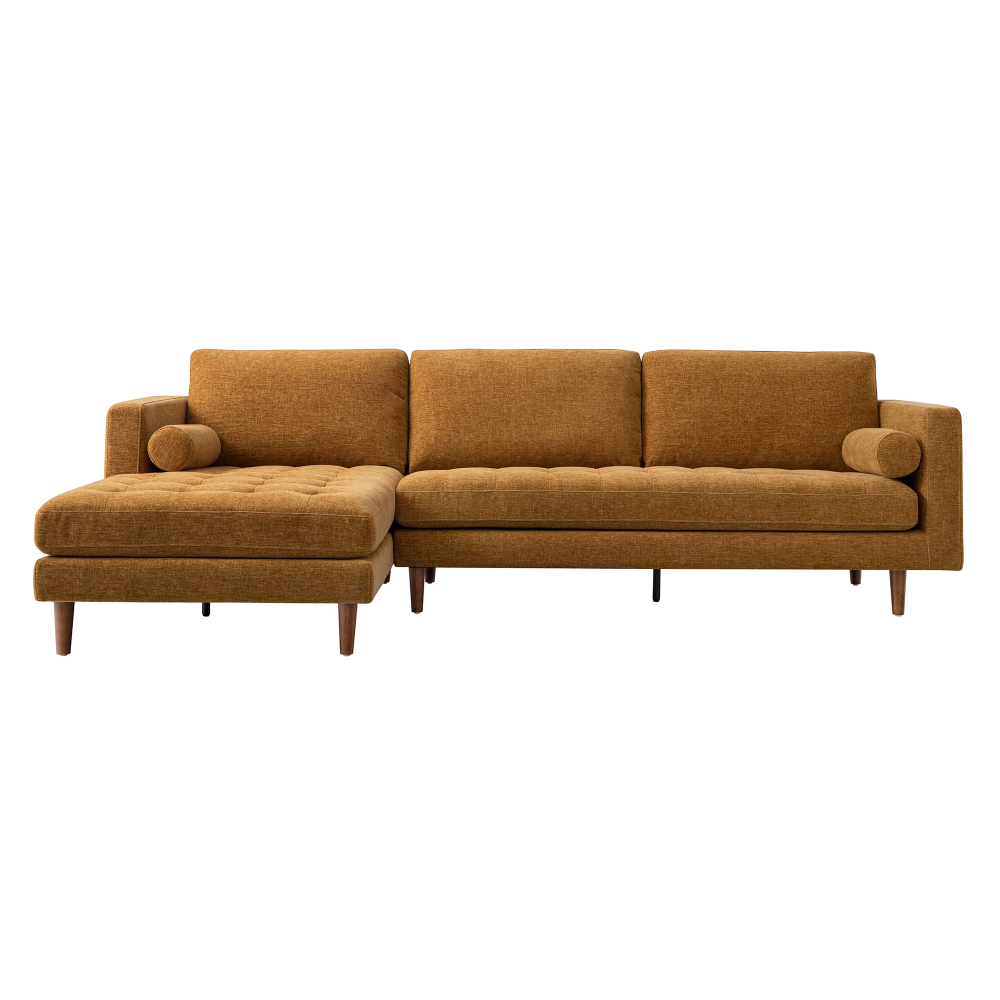 henrietta spiced honey chenille grand 4 seater chaise end sofa, left hand facing henrietta spiced honey chenille grand 4 seater chaise end sofa, left hand facing