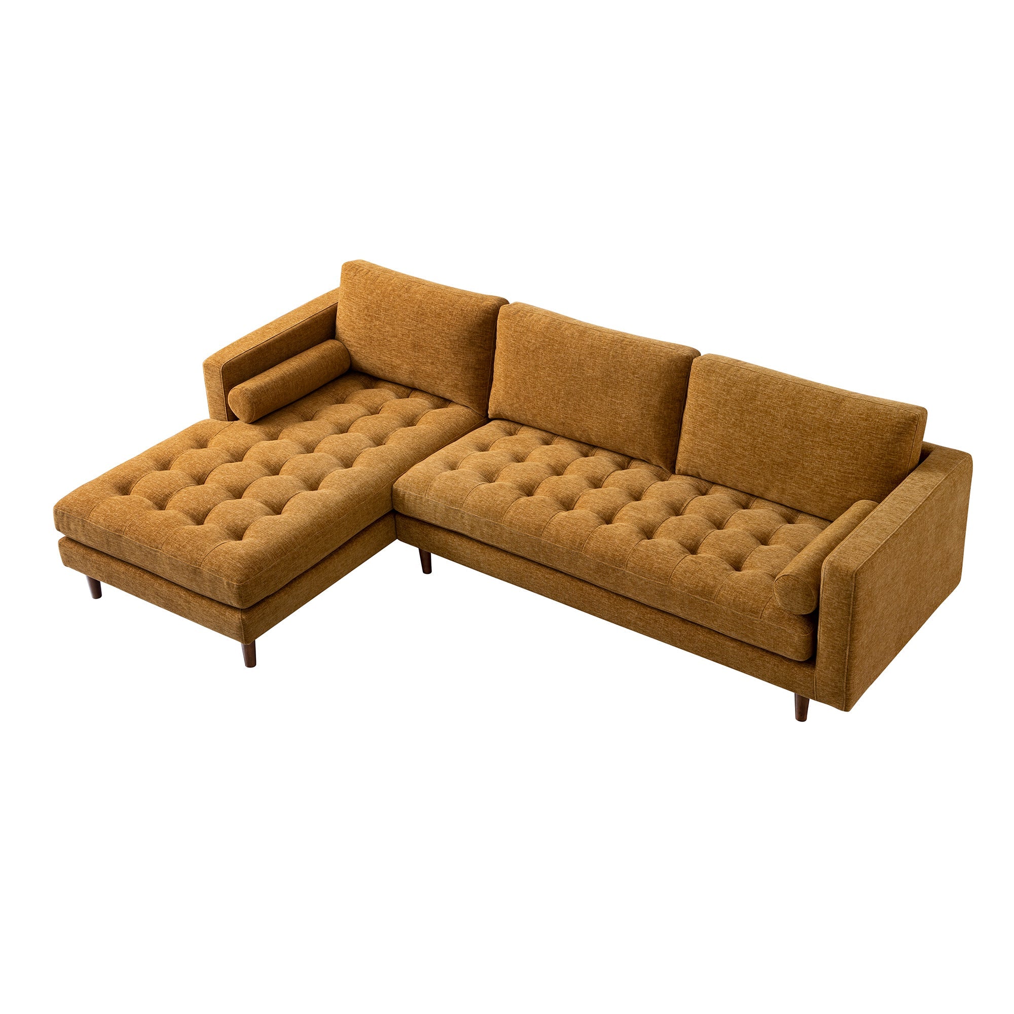 henrietta spiced honey chenille grand 4 seater chaise end sofa, left hand facing henrietta spiced honey chenille grand 4 seater chaise end sofa, left hand facing