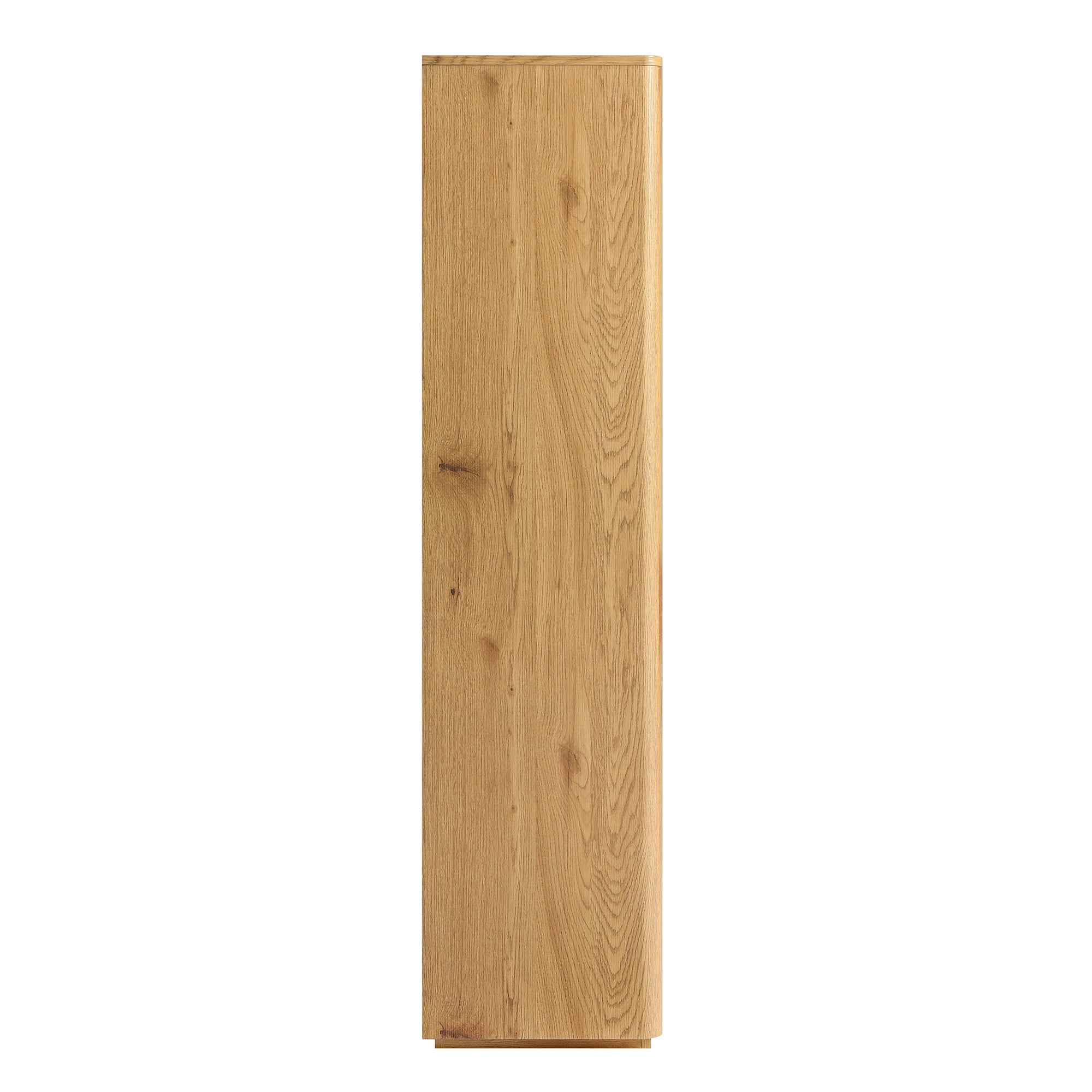 agnes curved edge bookcase, natural agnes curved edge bookcase, natural