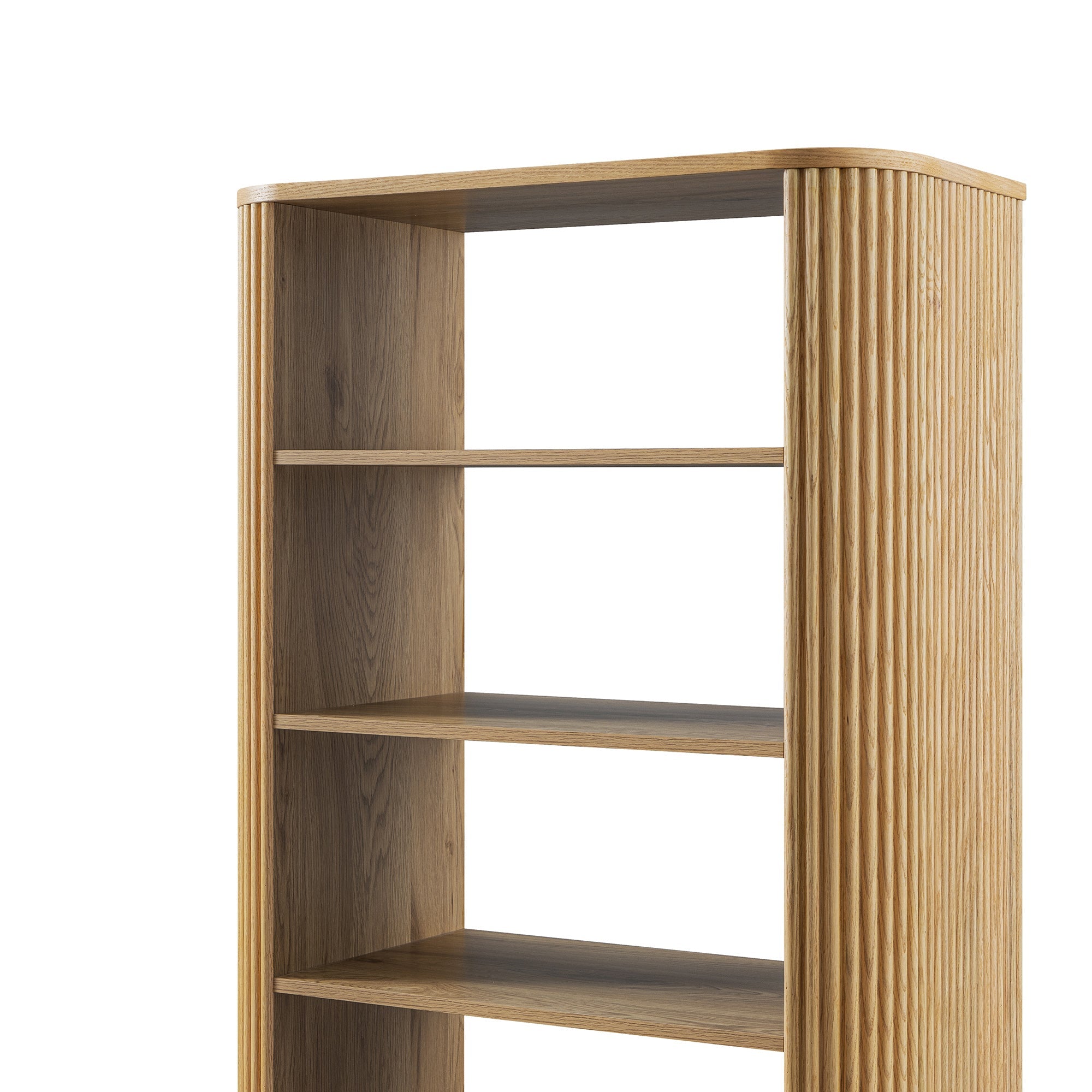maru bookcase with cabinet, oak maru bookcase with cabinet, oak
