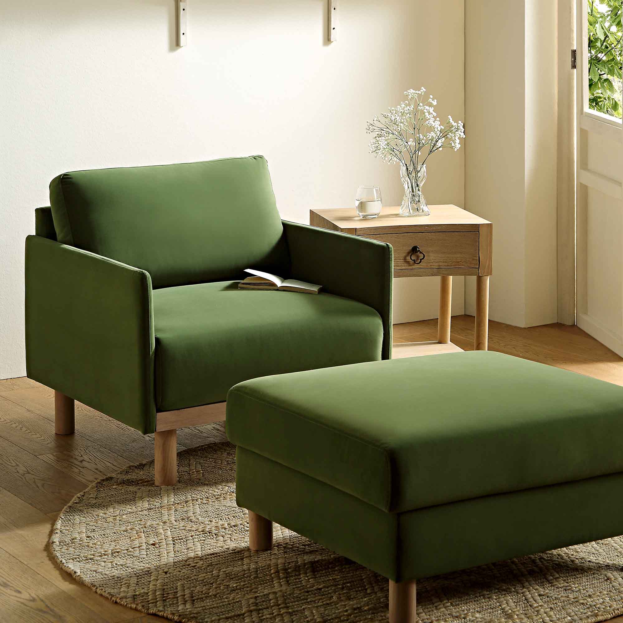 timber fern green velvet armchair timber fern green velvet armchair