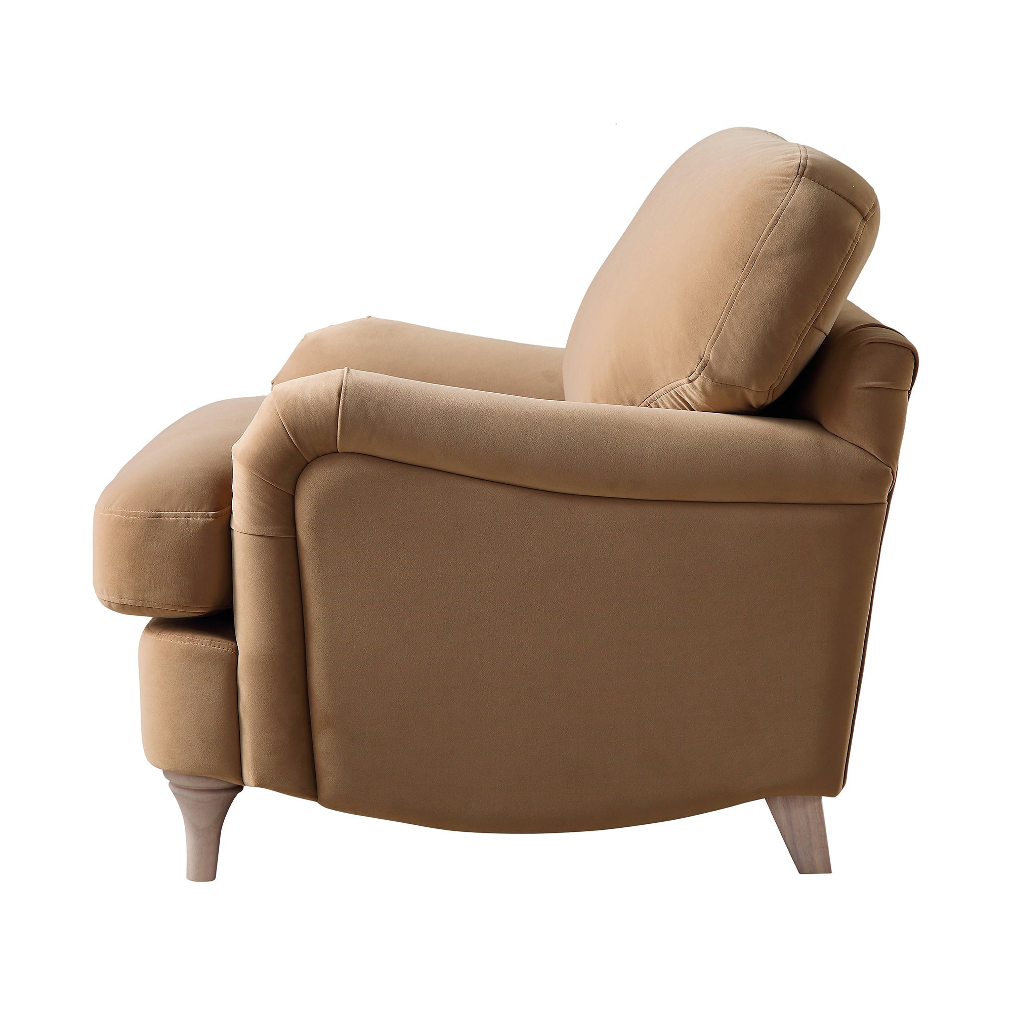 daphnis camel velvet sofa, 1 seater daphnis camel velvet sofa, 1 seater