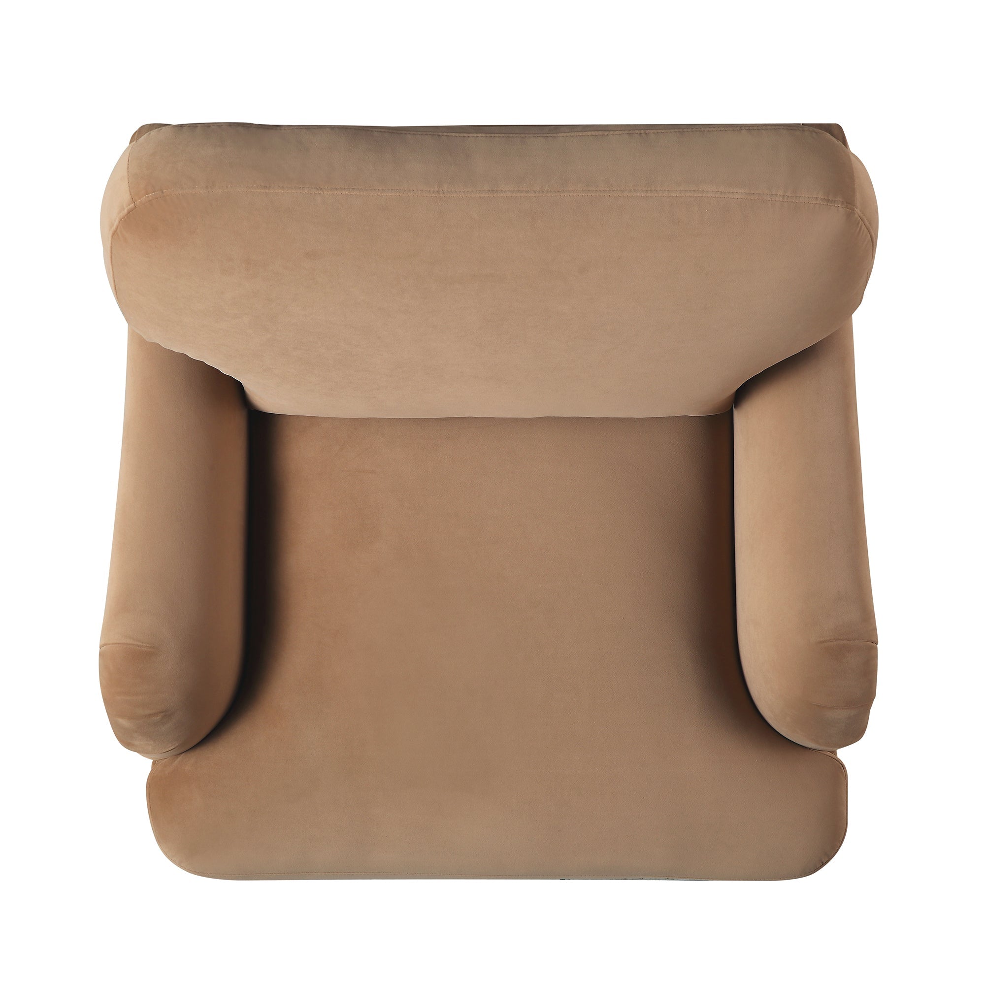 daphnis camel velvet sofa, 1 seater daphnis camel velvet sofa, 1 seater