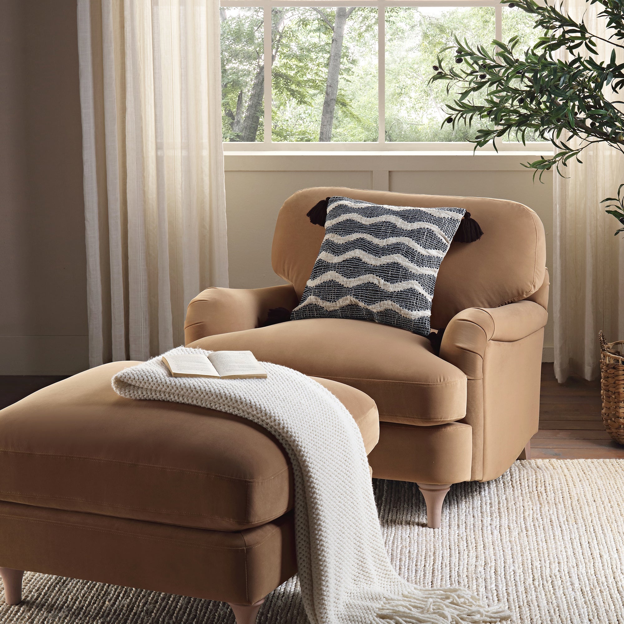 daphnis camel velvet sofa, 1 seater daphnis camel velvet sofa, 1 seater