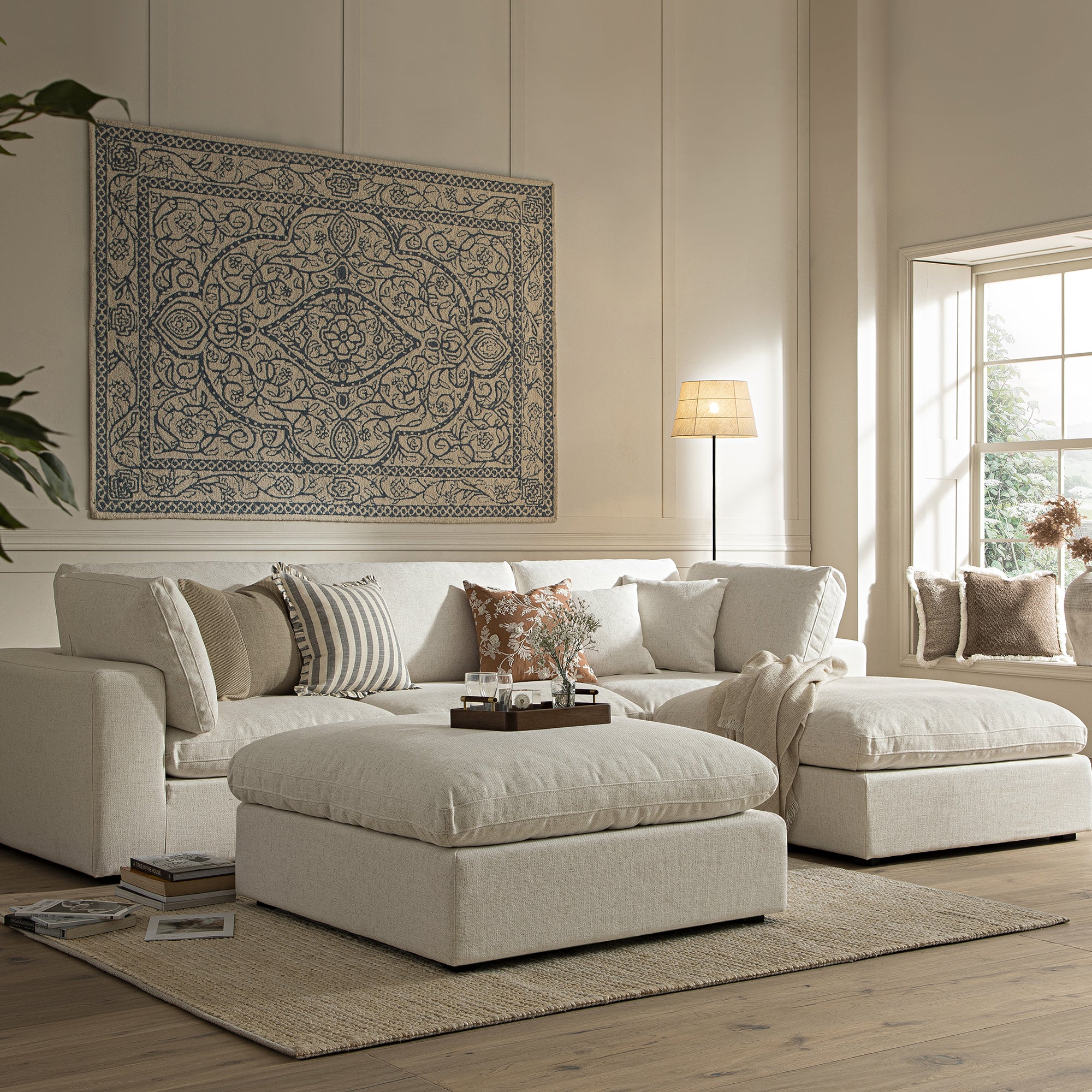 lutyens beige linen blend sectional sofa, 3 piece chaise lutyens beige linen blend sectional sofa, 3 piece chaise