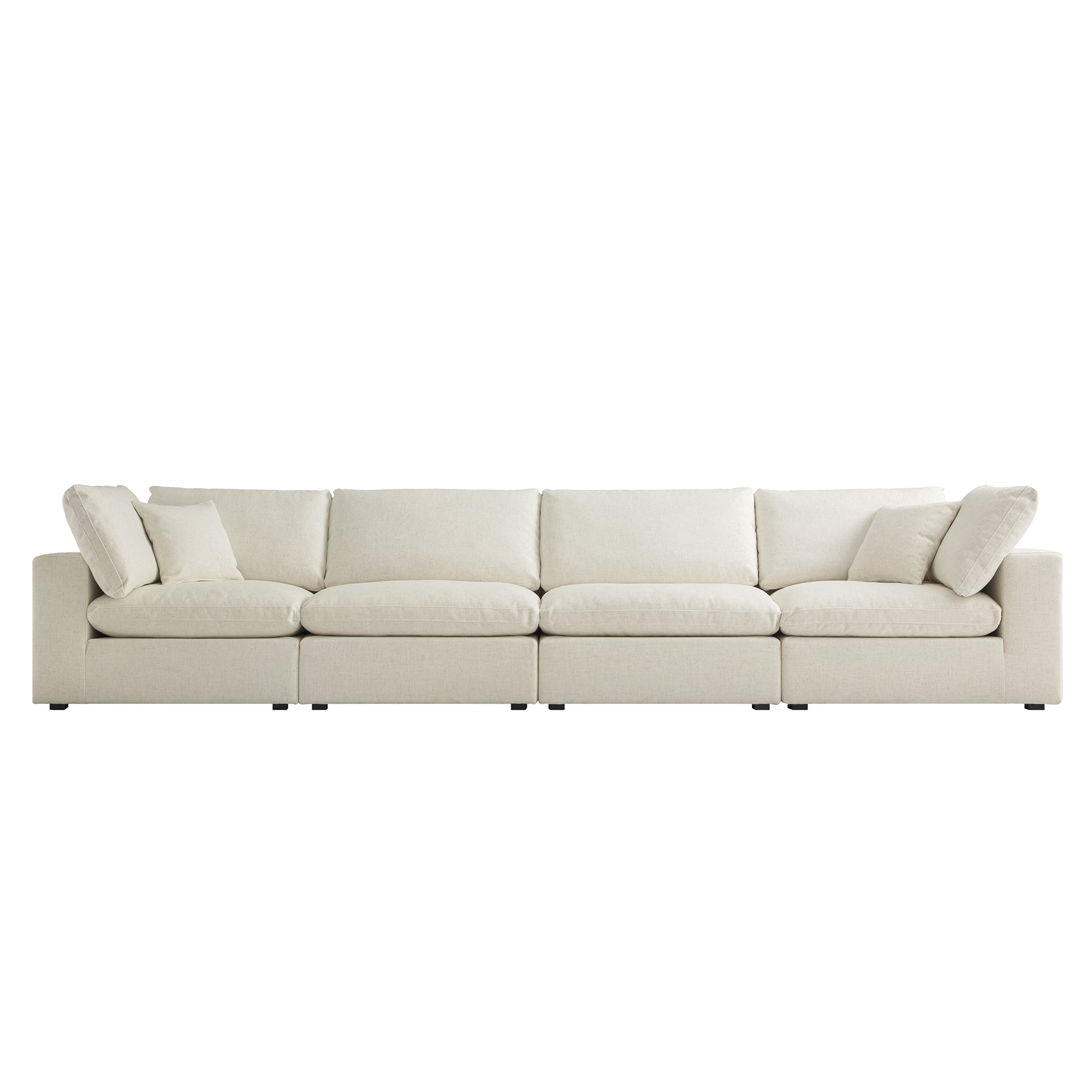lutyens beige linen blend sectional sofa, 4 piece lutyens beige linen blend sectional sofa, 4 piece