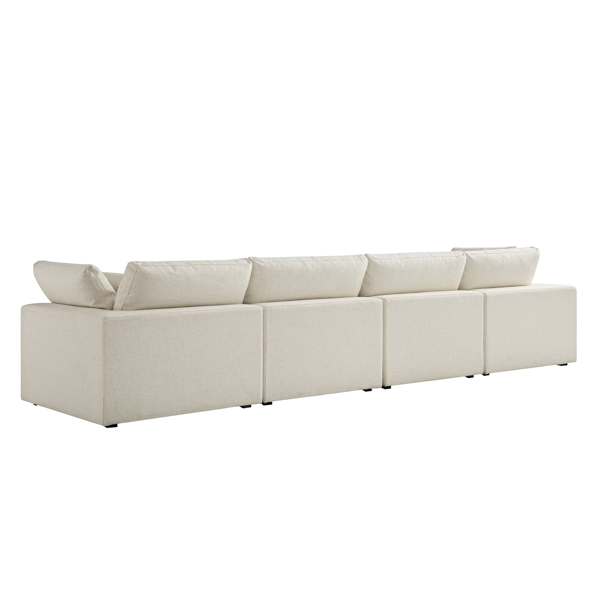 lutyens beige linen blend sectional sofa, 4 piece lutyens beige linen blend sectional sofa, 4 piece